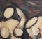 German School Artist, Feminine Forms: Harmony in Curves, 1980s, Oil on Board, Framed 7