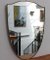 Mid-Century Italian Wall Mirror with Brass Frame by Gio Ponti, 1960s 2