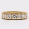 Vintage Riviera Ring aus 18 Karat Gelbgold mit Diamanten, 1970er 4