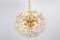 Lámpara de araña pequeña de cristal de Murano atribuida a Ernst Palme, Alemania, años 70, Imagen 6