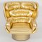 Goldener Limited Edition Elda Chair No. 8/20 von Joe Colombo für Longhi, Italien 6