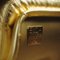 Goldener Limited Edition Elda Chair No. 8/20 von Joe Colombo für Longhi, Italien 4