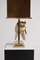 Lampada da tavolo Tutankhamon in ottone, anni '70, Immagine 4