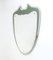 Italian Shield Shaped Mirror, 1950s 1