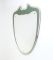 Italian Shield Shaped Mirror, 1950s, Image 1