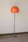 Lampada da terra a fungo con paralume arancione regolabile, anni '70, Immagine 6