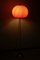 Lampada da terra a fungo con paralume arancione regolabile, anni '70, Immagine 8