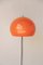 Lampada da terra a fungo con paralume arancione regolabile, anni '70, Immagine 5