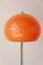 Lampada da terra a fungo con paralume arancione regolabile, anni '70, Immagine 3