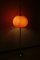 Lampada da terra a fungo con paralume arancione regolabile, anni '70, Immagine 7