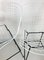Taburete de bar Harry Bertoia ° 427 ° de revestimiento Rilsan en blanco y negro de Harry Bertoia para Knoll International, años 70. Juego de 2, Imagen 4