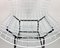 Taburete de bar Harry Bertoia ° 427 ° de revestimiento Rilsan en blanco y negro de Harry Bertoia para Knoll International, años 70. Juego de 2, Imagen 8