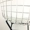 Taburete de bar Harry Bertoia ° 427 ° de revestimiento Rilsan en blanco y negro de Harry Bertoia para Knoll International, años 70. Juego de 2, Imagen 9