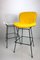 Taburete de bar Harry Bertoia ° 427 ° de revestimiento Rilsan en blanco y negro de Harry Bertoia para Knoll International, años 70. Juego de 2, Imagen 15