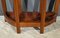 Art Deco Mahogany Coat Rack, 1930s 16