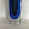 Italian Murano Glass Blue Sommerso Vase by Alessandro Mandruzzato 5