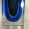 Italian Murano Glass Blue Sommerso Vase by Alessandro Mandruzzato 4