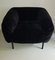 Black Pecorelle Velvet Armchair by Cini Boeri for Arflex, 1972 2