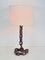 Mid-Century Brutalist Table Lamp with Chain Links, France, 1950s 10