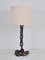 Mid-Century Brutalist Table Lamp with Chain Links, France, 1950s 6