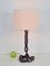 Mid-Century Brutalist Table Lamp with Chain Links, France, 1950s 8