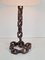 Mid-Century Brutalist Table Lamp with Chain Links, France, 1950s 2