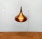 Mid-Century Danish Rosewood and Copper Pendant Lamp by Jo Hammerborg for Fog & Mørup, 1960s 10