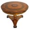 Biedermeier Center Table in Walnut Veneer, 1830 1