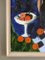 Naranjas y botella, pintura al óleo, años 50, Enmarcado, Imagen 10
