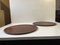 Scandinavian Modern Round Trays in Rosewood, 1960s, Set of 2 4