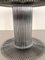 Italian Pedestal Dining Table in Chrome and Glass attributed to Gastone Rinaldi, 1970s 8