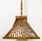 Lampada a sospensione in legno di Buonapace, anni '70, Immagine 1