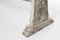 Rustic Bench with Wooden Top and White Paint, France, 1900s 8