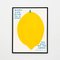David Shrigley, Cuando la vida te da un limón, 2021, Póster litografía, enmarcado, Imagen 1