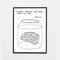David Shrigley, Please Remove Your Brain from My Jar, 2020, Lithograph Poster, Framed 1