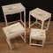 Lackierte & Lackierte Französische Couchtische, 1961, 4 . Set 5