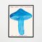 David Shrigley, You Win This Mushroom, 2020, Lithograph Poster, Framed, Image 1