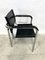 Set of Tubular Steel and Leather Armchairs, 1980s 6