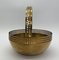 Art Deco Messing Schale von Fischer Göppingen, 1920er 2