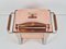 Vintage Chafing Dish Spring in Copper Stainless Steel, Switzerland, 1980s 15