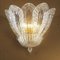 Mandarino Wandlampe mit Blättern aus Muranoglas von Bottega Veneziana 2