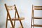 Sillas plegables de madera, años 70. Juego de 2, Imagen 2