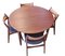 Large Teak Dining Table by Henning Kjærnulf for Sorø Stolefabrik, Denmark, 1960s, Set of 5, Image 1