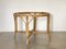 Table de Jeu Ronde en Bambou, 1970s 7