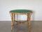 Table de Jeu Ronde en Bambou, 1970s 1