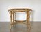 Table de Jeu Ronde en Bambou, 1970s 6
