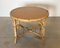 Table de Jeu Ronde en Bambou, 1970s 4