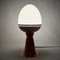 Vintage Space Age Tischlampe aus orangefarbenem Metall & Glas von Hans-Agne Jakobsson, 1960er 2