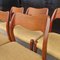 Sedie nr. 71 vintage in teak di Niels Otto (NO) Møller per JL Møllers, Scandinavia, set di 6, Immagine 5