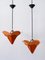 Simon Poul Henningsen zugeschriebene Tivoli Flower Hängelampen für Lyfa, 1958, 2er Set 5